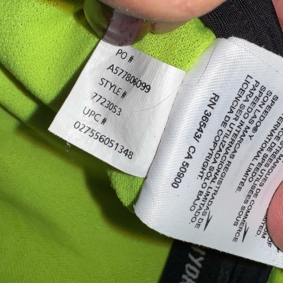 Speedo Quantum Swimsuit Gray One Piece Open Back Racerback Size 10 - Picture 7 of 12